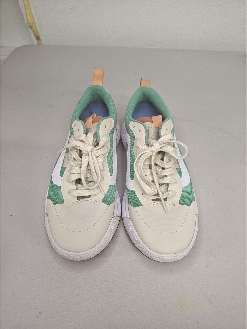 Vans UltraRange Sneakers Seafoam Green Cream Peach Women’s 8 Men’s 6.5